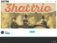 Tablet Screenshot of 3hattrio.com